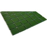 MozaiKristaL Mutfak, Banyo, Havuz, Sauna, Spa, Ev, Bahçe ve İşyeri Dekorasyonu, Yaşamın Tüm Alanları İçin Cam Mozaik. Taş Ölçüsü: 50X50 Mm. File Ölçüsü: 31,5X31,5 Cm. ( 1 m2 fiyatıdır ) - Yeşil