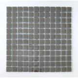 MozaiKristaL Mutfak Tezgah Arası, Banyo, Havuz, Sauna, Spa ve Yaşam Alanlarının Tüm Yüzeyleri Için 25X25 mm Parlak Füme, 31.5X31,5 cm Fileli Cam Mozaik.