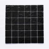 MozaiKristaL Mutfak Tezgah Arası, Banyo, Havuz, Sauna, Spa ve Yaşam Alanlarının Tüm Yüzeyleri Için Kaya Desenli Yüzeyli, 30X30 cm Fileli Siyah Kristal Cam Mozaik. ( 1 m2 fiyatıdır ) - Cam ölçüleri: 48x48x6 mm. File Karo ölçüsü: 30x30cm.