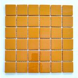 MozaiKristaL Mutfak Tezgah Arası, Banyo, Sauna, Spa, ve Yaşam Alanlarının Tüm Yüzeyleri Için. Sarı 31.5X31.5 Cm. Fileli Cam Mozaik. ( 10 File Karo = 1 M2 Fiyatıdır )