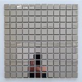 MozaiKristaL Mutfak Tezgah Arası ve Iç Dekorasyon Için 23X23X4MM. Gümüş Krom, 30X30CM. Fileli Kristal Mozaik. ( 1 M2 Fiyatıdır ) - Mozaik ölçüleri: 23x23mm - File Karo ölçüsü: 30x30 cm.