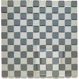 MozaiKristaL Mutfak Tezgah Arası ve Iç Dekorasyon Için Renksiz ve Füme Damalı Ayna Mozaik. Ayna Ölçüsü: 23X23X4 Mm. File Ölçüsü: 30X30 Cm. ( 1 Kutu=11 File Karo Fiyatıdır )