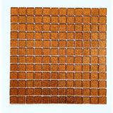MozaiKristaL Mutfak Tezgah Arası ve Iç Dekorasyonda Tüm Yüzeyler Için Bronz Kristal Cam Mozaik. Cam Ölçüsü: 23X23X4 Mm. File Ölçüsü: 30X30CM. ( 1 Kutu = 11 File Karo = 1 m2 fiyatıdır ) - Bronz Sim - Gümüş Sim