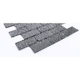 MozaiKristaL Mutfak Tezgah Arası ve Iç Mekan Dekorasyon Uygulamalarınız Için Gümüş Krom Kristal Cam Mozaik. Cam Ölçüsü: 48X98X6 Mm. File Ölçüsü: 30X30 Cm.