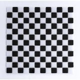 MozaiKristaL Mutfak Tezgah Arası ve Tüm Yaşam Alanları İçin Cam Mozaik. Taş Ölçüleri: 25X25X5 Mm. File Ölçüsü: 31.5X31.5 cm. ( 1 Kutu = 1 m2 Fiyatıdır ) - Beyaz - Siyah