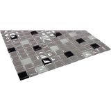 MozaiKristaL Mutfak Tezgah Arası ve Tüm Yaşam Alanları İçin Cam Mozaik. Taş Ölçüleri: 25X25X5 Mm. File Ölçüsü: 31.5X31.5 cm. ( 1 Kutu = 1 m2 Fiyatıdır ) - Gri