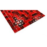 MozaiKristaL Mutfak Tezgah Arası ve Tüm Yaşam Alanları Için Kırmızı Mix. Cam Mozaik. Cam Ölçüsü: 25X25 Mm. File Ölçüsü: 31.5X31.5 Cm. ( 1 Kutu = 10 File Karo = 1 M2 Fiyatıdır. )