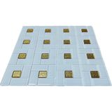 MozaiKristaL Mutfak Tezgah Arası ve Tüm Yüzeyler Için Kristal Cam Mozaik. Cam Ölçüleri: 23X23X48X4 Mm. File Ölçüsü: 30X30 Cm. Renk: Beyaz-Altın ( 1 Koli = 11 File Karo = 1 M2 Fıyatıdır )
