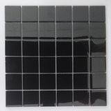 Mozaikristal, Mutfak Tezgah Arası ve yaşam alanlarının tüm yüzeyleri için Siyah Kristal Cam Mozaik. Cam ölçüleri: 48x48x4 mm. File ölçüsü: 30x30 cm. ( 1 Koli = 1 m2 Fiyatıdır )
