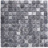 MozaiKristaL Tüm Yaşam Alanlarının Tüm Yüzeyleri İçin Beyaz Sedefli Siyah Cam Mozaik. Taş Ölçüsü: 25X25 Mm. File Ölçüsü:31.5X31.5 Cm. ( 1 Koli = 10 File Karo = 1 m2 fiyatıdır )
