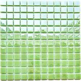 MozaiKristaL Tüm Yüzeyler Için 25X25MM. Adaçayı Yeşili, 31,5X31,5CM. Fileli Cam Mozaik. ( 10 File Karo = 1 M2 Fiyatıdır. ) - Mozaik ölçüleri:25x25mm. - File Karo ölçüsü: 31,5x31,5cm.