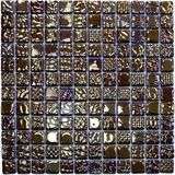MozaiKristaL Yapıların Tüm Yüzeylerinde Kullanılabilir, Dayanıklı, Dekoratif, Estetik ve Şık Cam Mozaik. Cam Ölçüsü: 25X25 Mm. File Ölçüsü: 31.5X31.5 Cm. ( 1 Koli = 1 M2 Fiyatıdır ) - Siyah - Sarı