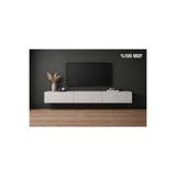 Mozide MDF Norex Premium TV Ünitesi 200 cm Mat Beyaz