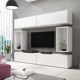Mozide White Mayer Beyaz Tv Ünitesi