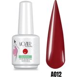 Mozıur A012 Kırmızı Uv Led Kalıcı 15 ml Oje