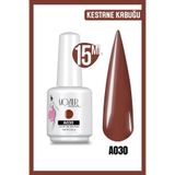 Mozıur A030 Kahverengi Uv Led Kalıcı 15 ml Oje