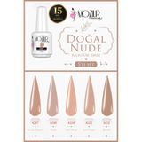 MOZIUR Doğal Nude Kalıcı Oje Serisi 15ml Büyük Boy