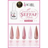 MOZIUR French Altı ŞEFFAF Nude Kalıcı Oje Serisi 15ml Büyük Boy