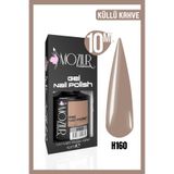 Mozıur H160 Kahverengi UV Led Kalıcı 10 ml Oje