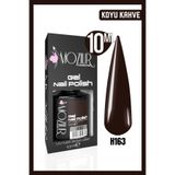 Mozıur H163 Kahverengi Uv Led Kalıcı 10 ml Oje