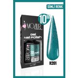 Mozıur H201 Işıltılı UV Led Kalıcı 10 ml Oje