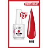 MOZIUR Kalıcı Oje Uv Led A010 (KIRMIZI SERİSİ) 15ml