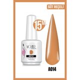 MOZIUR Kalıcı Oje UV Led A014 (KAHVERENGİ SERİSİ) 15ml
