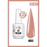 MOZIUR Kalıcı Oje Uv Led A033 (NUDE SERİSİ) 15ml