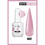 MOZIUR Kalıcı Oje UV LED A097 (ŞEFFAF SERİSİ) 15ml