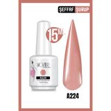 MOZIUR Kalıcı Oje UV Led A224 (ŞEFFAF SERİSİ) 15ml