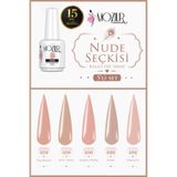 MOZIUR Nude Seçkisi Kalıcı Oje Serisi 15ml Büyük Boy