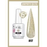 Mozıur Simli Seri A117 Uv Led Kalıcı 15 ml Oje