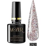 Moziur Simli UV LED Kalıcı Oje Parlak Görünüm 10 ml Uzun Süre Dayanıklı - H090