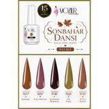 MOZIUR Sonbahar Dansı Kalıcı Oje Serisi 15ml Büyük Boy