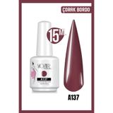 Mozıur Uv Led A137 Kırmızı Kalıcı 15 ml Oje