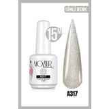 Mozıur Uv Led A317 Simli Kalıcı 15 ml Oje