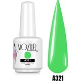 Mozıur Uv Led A321 Canlı Yeşil Kalıcı 15 ml Oje