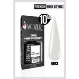 Mozıur Uv Led H013 French Beyazı Kalıcı 10 ml Oje