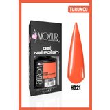 Mozıur Uv Led H021 Canlı Turuncu Kalıcı 10 ml Oje