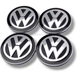 MOZOKO 65 mm Dış 56 mm İç Çap Volkswagen Logolu Siyah Krom Jant Göbeği Seti Geçmeli Jant Kapağı 4 Adet