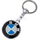 Mozoko Yüksek Kaliteli Bmw Logolu Damla Baskılı Araç Anahtarlık, Çift Yönlü Logo, Hediyelik Anahtarlık