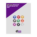 MP Tech Universal Renkli Metal Pul Seti
