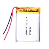 Mp3 Mp4 Akıllı Saat Pil 3.7V 600Mah Şarjlı Li-Polimer Batarya 25M