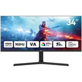 Mp3424-Y 34" 165Hz 1Ms Curved Gaming Monitör – Uwqhd 3440X1440, Ultrawide, Hdmı Displayport