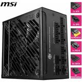 Mpg A1250gs Pcie5 1250W 80+ Gold Atx 3.1 Pcie 5.1 2X 12V-2X6 Power Supply