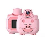 Mpia Fotoğraf Makinası Ve Termal Fotoğraf Yazıcısı Portatif Taşınabilir 1080P Pembe