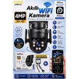 Mpia Fuyo Wifi 4mp Fullhd Ptz Akıllı Güvenlik Kamerası Hieasy Gece Görüş Sesli Kişi Takibi + 12V Adaptör