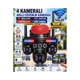 Mpıa Goro 16 Mp 4 Lensli 3*Ptz Dijital Zoom Wi-Fi Güvenlik İp Kamera