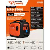 Mpj-2500İ Benzinli İnverter Jeneratör