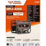 Mpj-4000 Benzinli Marşlı Jeneratör